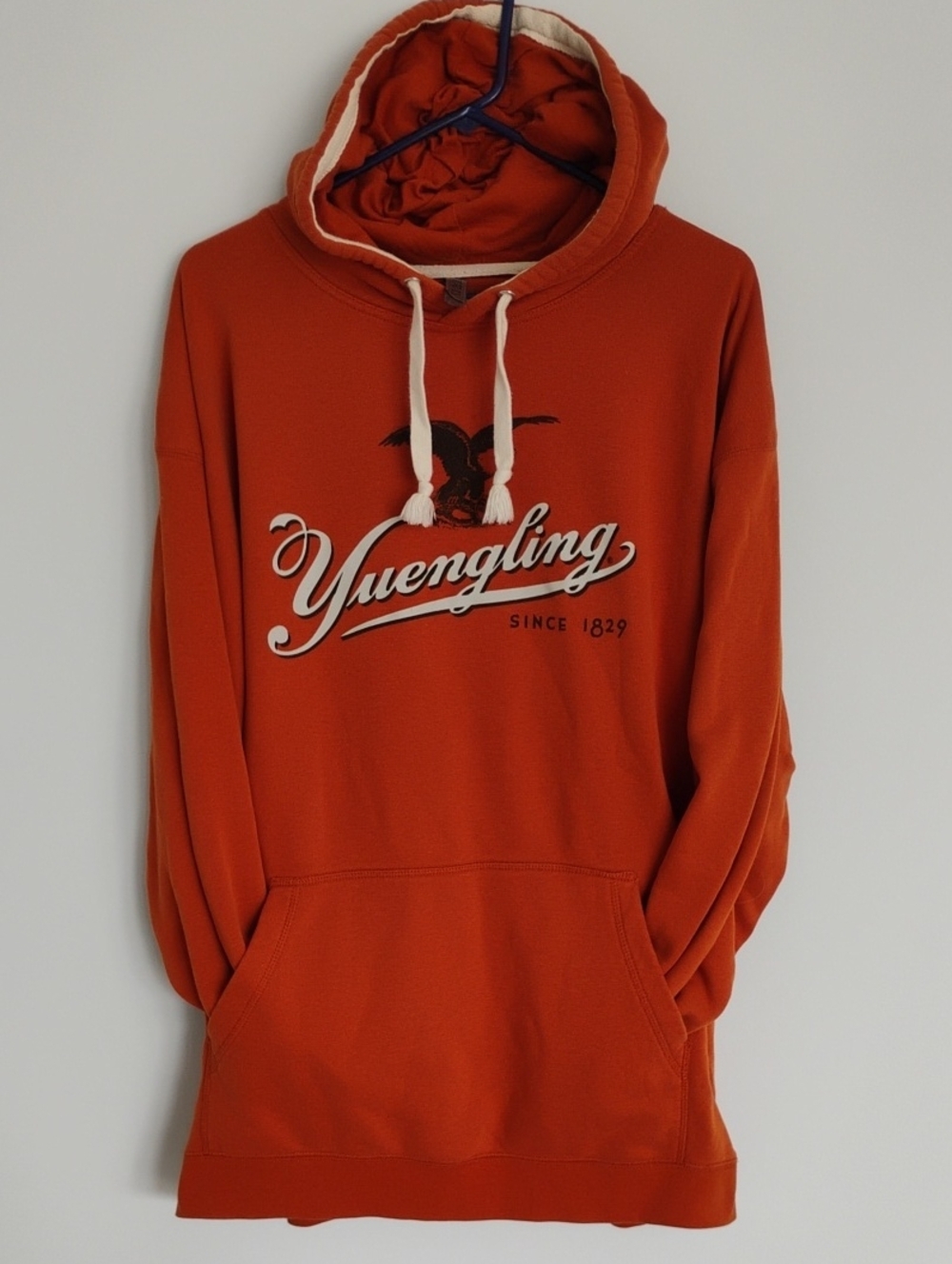 Ouray Yuengling Traditional Lager Beer Pullover Hoodie Sweatshirt Orange XL